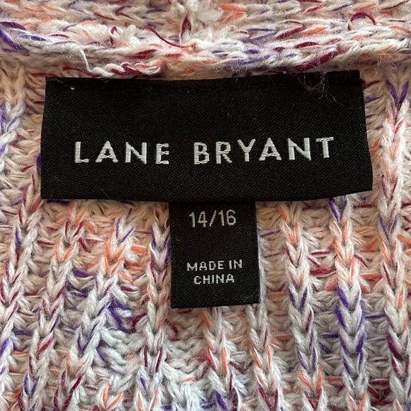 Lane Bryant Open-Front Knit Cardigan, Size 14/16 - Picture 6 of 7